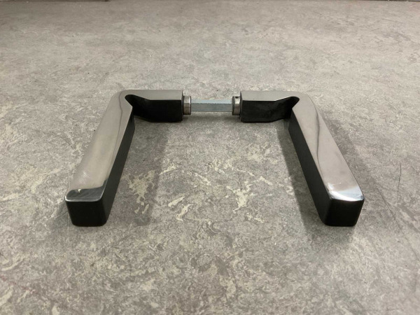3x Intersteel deurkruk op vierkant rozet Moors No.3 – foto 7 – kavel bij XL Auctions