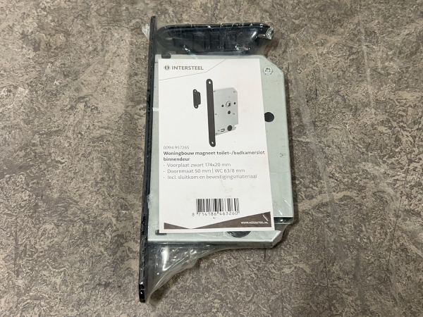 10x Intersteel magneetslot toilet/badkamer 63/8 met sluitplaat – foto 5 – kavel bij XL Auctions