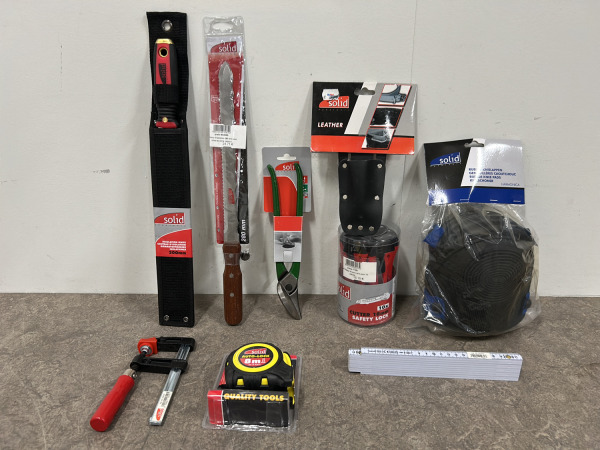 Solid handgereedschap set 9-delig – kavel bij XL Auctions