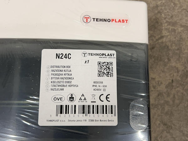 5x Tehnoplast verdeelkast N24-C/P IP40 – foto 5 – kavel bij XL Auctions