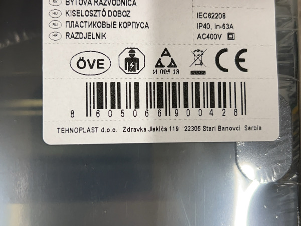 5x Tehnoplast verdeelkast N36-C/P IP40 – foto 6 – kavel bij XL Auctions