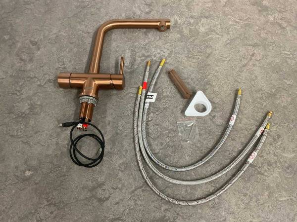 Franke 3-in-1 kokendwaterkraan Mondial Industrial copper – foto 3 – kavel bij XL Auctions