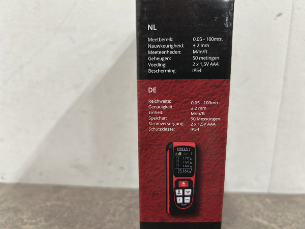 Levelfix digitale afstandsmeter LXD100i – foto 3 – kavel bij XL Auctions