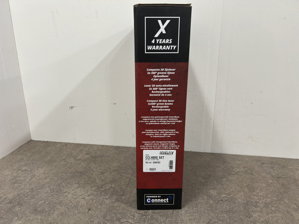 Levelfix cone/kruislijnlaser groen set met statief CCL460G – foto 5 – kavel bij XL Auctions
