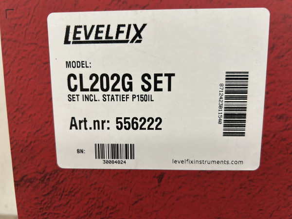 Levelfix kruislijnlaser groen set met statief CL202G – foto 6 – kavel bij XL Auctions
