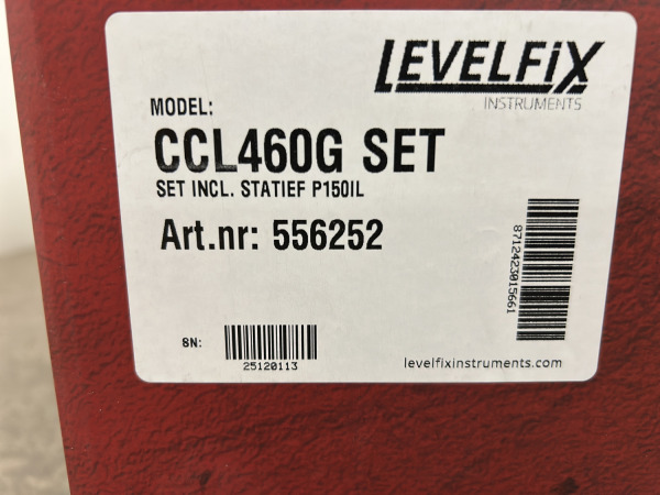 Levelfix cone/kruislijnlaser groen set met statief CCL460G – foto 7 – kavel bij XL Auctions