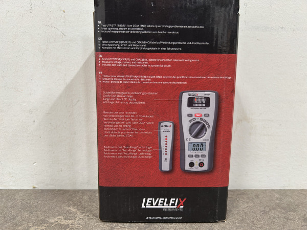Levelfix LAN-tester en multimeter 2-in-1 EM400N – foto 5 – kavel bij XL Auctions