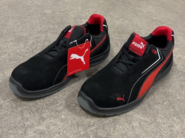Puma veiligheidsschoen maat 43 S3 Touring zwart/rood – foto 4 – kavel bij XL Auctions