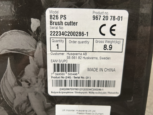 McCulloch bosmaaier benzine 750W B26 PS – foto 5 – kavel bij XL Auctions