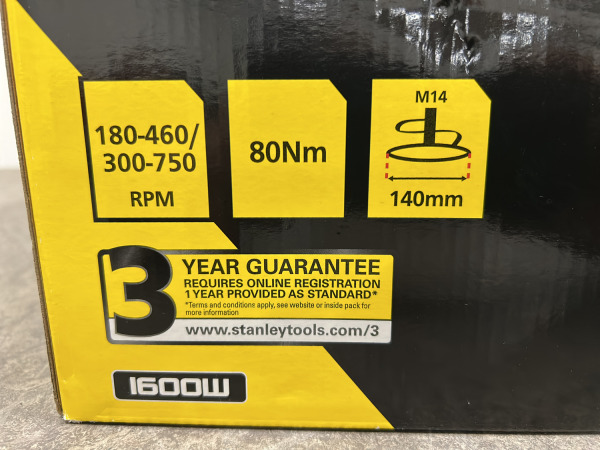 Stanley FatMax menger 1600W FME190-QS – foto 3 – kavel bij XL Auctions