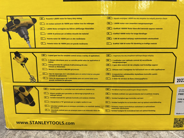 Stanley FatMax menger 1600W FME190-QS – foto 5 – kavel bij XL Auctions