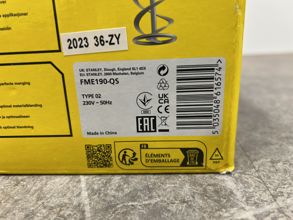 Stanley FatMax menger 1600W FME190-QS – foto 6 – kavel bij XL Auctions