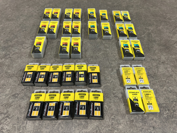 Stanley nieten type H/ type CT set 36-delig – kavel bij XL Auctions