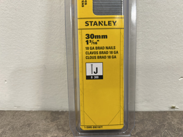 10x Stanley nagels 30mm Type J 1000-pack – foto 2 – kavel bij XL Auctions