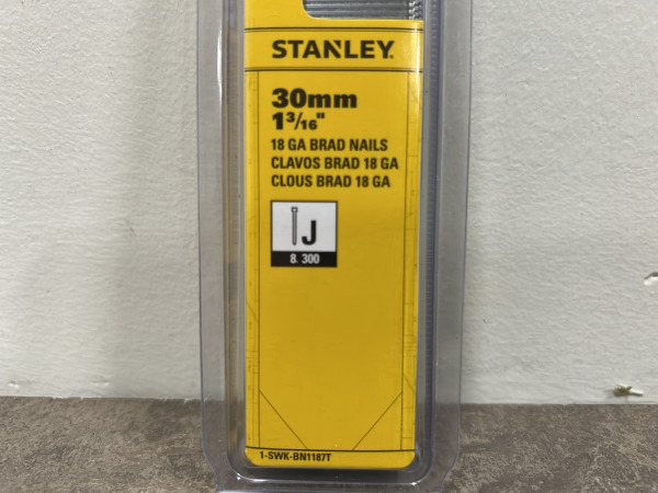 10x Stanley nagels 30mm Type J 1000-pack – foto 4 – kavel bij XL Auctions