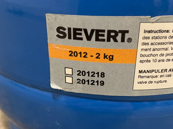Sievert dakbrander en 2kg propaangasfles set 2-delig – foto 3 – kavel bij XL Auctions