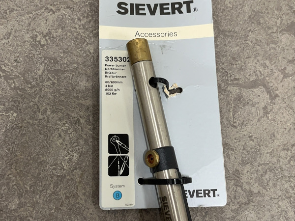 Sievert dakbrander en 2kg propaangasfles set 2-delig – foto 5 – kavel bij XL Auctions