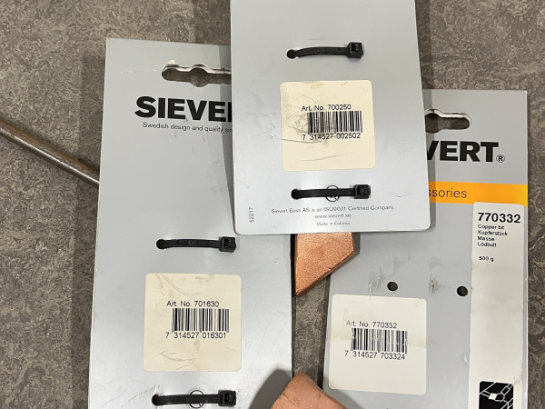 Sievert soldeerbout koperstukken 6-delig – foto 4 – kavel bij XL Auctions