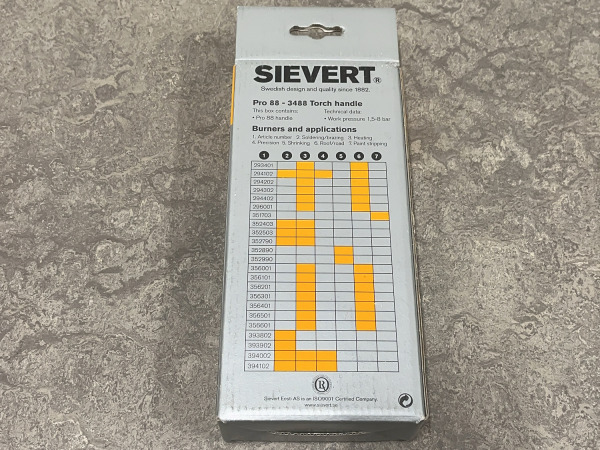 Sievert Pro 88 gasbrander accessoire-set 5-delig – foto 5 – kavel bij XL Auctions