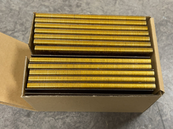 3x Haubold nietjes 40mm verzinkt 5000-pack – foto 2 – kavel bij XL Auctions