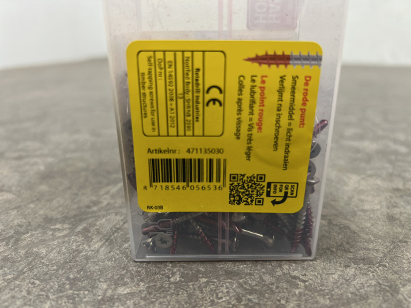 5x Rotadrill hardhoutschroeven rvs ø3,5x30mm 200-pack – foto 6 – kavel bij XL Auctions