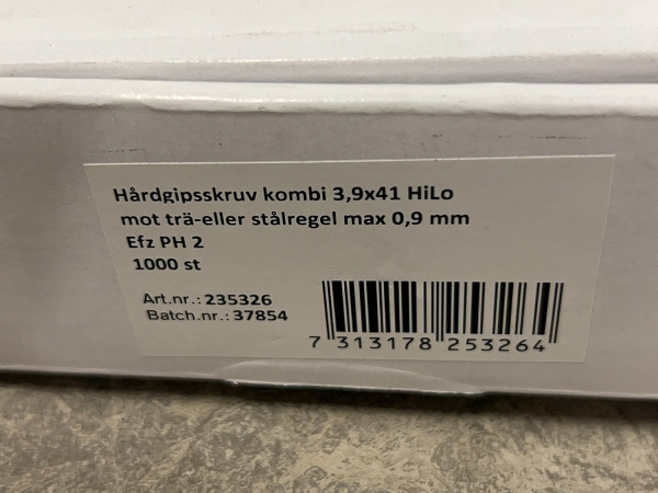 6x gipsplaatschroeven op band ø 3,9x41mm 1000 pack – foto 4 – kavel bij XL Auctions