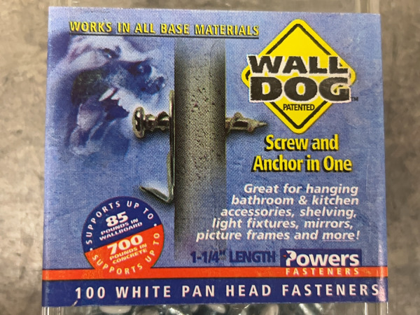5x Wall dog schroefanker ø6x32mm 100-pack – foto 2 – kavel bij XL Auctions