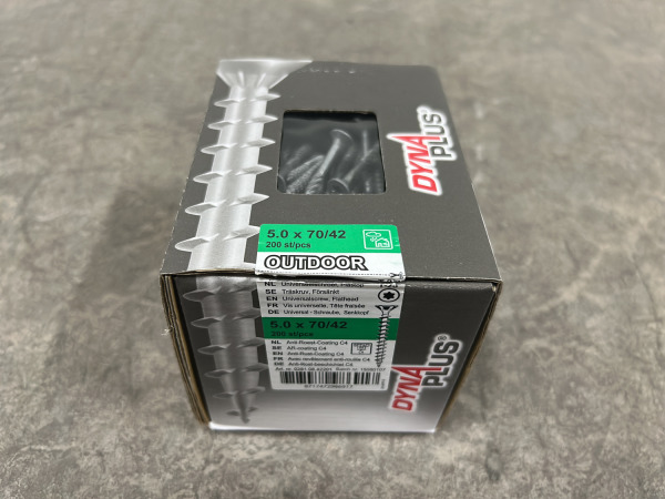 6x Dynaplus unischroef ø5x70mm 200-pack – foto 5 – kavel bij XL Auctions