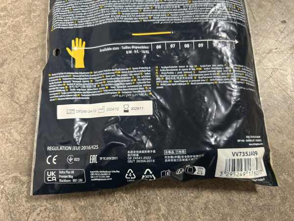 7x Delta Plus handschoenen maat 9/L VV735 – foto 4 – kavel bij XL Auctions