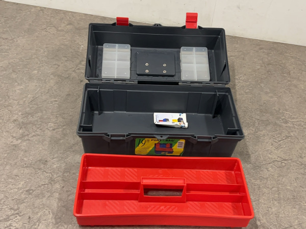 3x Port-Bag gereedschapskoffer met organizers 48x23x24cm – foto 4 – kavel bij XL Auctions