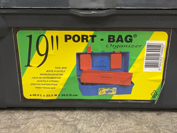 3x Port-Bag gereedschapskoffer met organizers 48x23x24cm – foto 7 – kavel bij XL Auctions