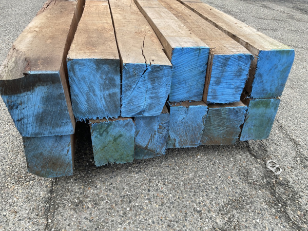 2x Azobé balk 600x20x16,5 cm – foto 4 – kavel bij XL Auctions