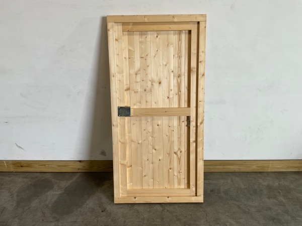 10x Vuren dichte deur met kozijn 76x154 cm – foto 9 – kavel bij XL Auctions