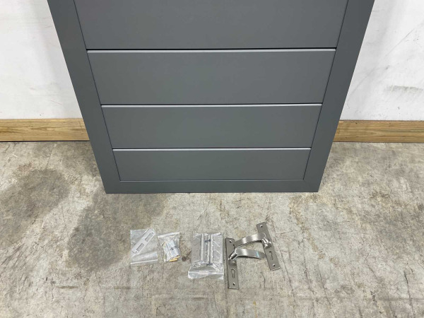 Aluminium tuindeur - Antraciet - 183x93 cm – foto 6 – kavel bij XL Auctions