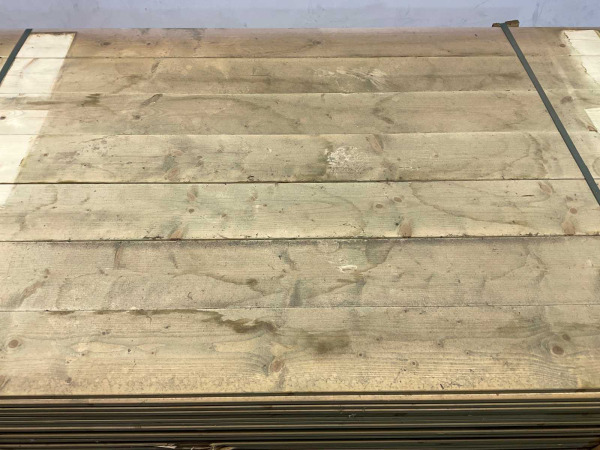 50x Vuren plank geschaafd 540x14,5x2cm – foto 4 – kavel bij XL Auctions