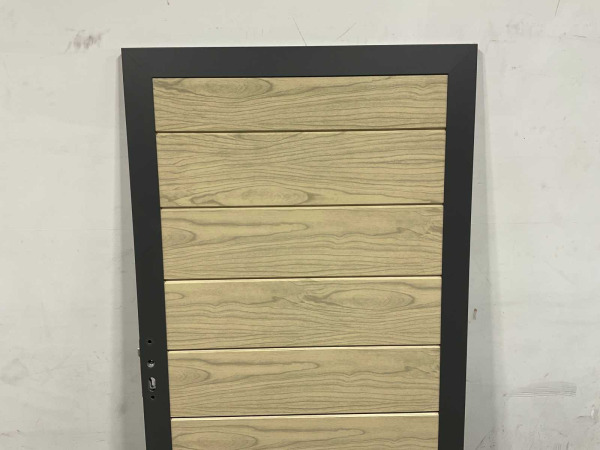 Aluminium tuindeur - houtlook eik - 183x93 cm – foto 4 – kavel bij XL Auctions