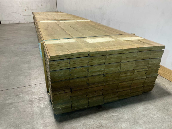 50x Vuren plank geschaafd 540x14,5x2cm – foto 5 – kavel bij XL Auctions