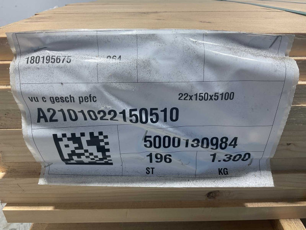 50x Vuren plank geschaafd 510x14,5x2cm – foto 8 – kavel bij XL Auctions