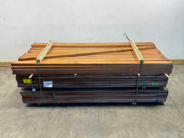 25x Angelim Vermelho regel geschaafd 250x9x4,5cm – foto 2 – kavel bij XL Auctions