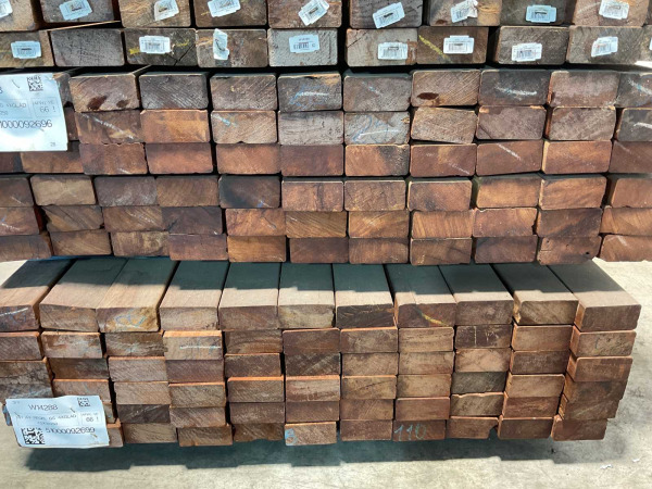 25x Angelim Vermelho regel geschaafd 250x9x4,5cm – foto 6 – kavel bij XL Auctions