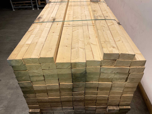 19x Vuren balk ruw 480x12,5x6,3cm – foto 4 – kavel bij XL Auctions
