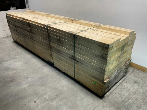 19x Vuren balk ruw 480x12,5x6,3cm – foto 5 – kavel bij XL Auctions
