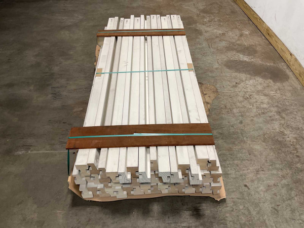 5x Naaldhouten kozijnhout profiel-C binnendraaiend - 200x11x6,6cm – foto 6 – kavel bij XL Auctions
