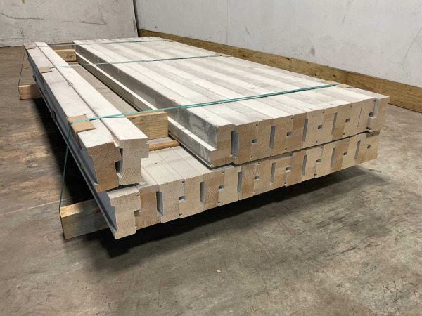 5x Kozijn profiel-A1 binnendraaiend - 200x11x6,6 cm gegrond – foto 4 – kavel bij XL Auctions
