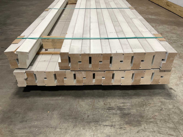 5x Kozijn profiel-A1 binnendraaiend - 200x11x6,6 cm gegrond – foto 5 – kavel bij XL Auctions
