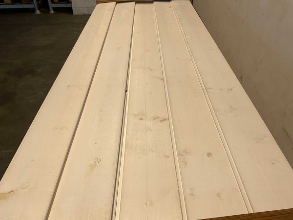 25x Vuren sponningplank wit gespoten 500x19,5x1,8cm – foto 3 – kavel bij XL Auctions
