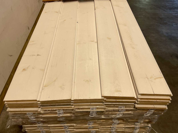 25x Vuren sponningplank wit gespoten 500x19,5x1,8cm – foto 4 – kavel bij XL Auctions