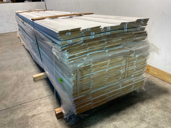 25x Vuren sponningplank wit gespoten 500x19,5x1,8cm – foto 5 – kavel bij XL Auctions