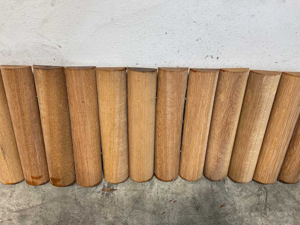 20x Bankirai hardhouten rolborder 180x20cm – foto 5 – kavel bij XL Auctions