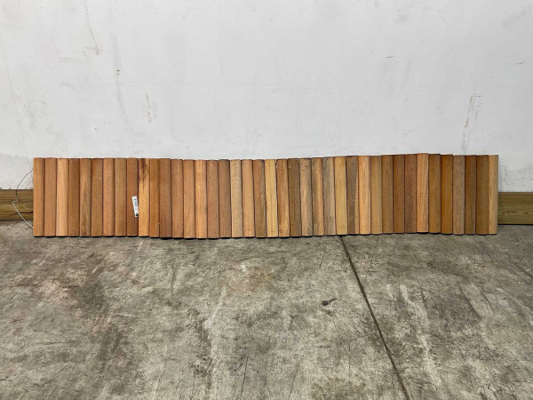 10x Bankirai hardhouten rolborder 180x30cm – foto 3 – kavel bij XL Auctions